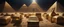 Placeholder: Hyper Realistic aliens inside Egyptian Pyramids with lots of gold & pharaoh coffins at dark night