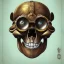 Placeholder: steampunk monkey headskull worrior