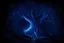 Placeholder: A hughe hollow tree with stairs, dark blue glowing light, fantasy, magic, dark, stars, sparkle