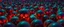 Placeholder: a field of 1000s of psychedelic psilocybin induced anatomically correct, skulls, vivid RANDOM BRIGHT neon colors, dark comedy, well lit, high detail, photorealistic, horrorcore, fun, scary, none featured, each a different color or hue,
