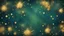 Placeholder: Hyper Realistic Green, Navy-Blue & Golden Abstract Retro Grungy Texture With Flame-Particles