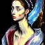 Placeholder: portrait of a beautiful woman El Greco style