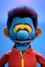 Placeholder: Waist up muppet Portrait, Nicolas maduro us muppet doll, Venezuelan president, tracksuit red blue and yellow, mustache, photo studio, red background, unreal engine 5, concept art, art station, ray tracing, lumen lighting, ultra detail, volumetric lighting, 3d.