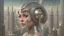 Placeholder: Metropolis like female android with open circuit