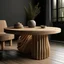 Placeholder: Table inspired by the rounded pasta concept