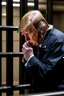 Placeholder: president donald trump angrily crying in a prison cell