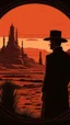 Placeholder: The WestWorld film noir art nouveau theme of a Mars