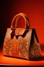 Placeholder: create a monogram mini bag for hermes with the hermes logo all over it