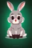 Placeholder: Cute animation bunny vampire