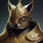 Placeholder: Character design, anthropomorphic cat dressed as a Shaolin, dark, evil, furious, epic, intricate details, finaly detailed armor, silver, golden