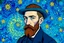 Placeholder: pop art pixels 1000 images van goch portrait