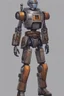 Placeholder: A Star Wars Combat Droid, Wearing Cowboy Clothes.