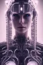 Placeholder: cyberpunk, head, women, portrai, face cry, eye tears, tron, cyborg, robot, cyborg, white hair, seven , perfekt, real, dream, hr giger