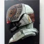 Placeholder: photorealistic luke skywalker helmet with weathered painting , illustration on coarse canvas by <agnes cecile> and <Yoji Shinkawa>, ornate and intricate details , soft smooth lighting, ultra detailed concept art,