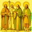 Placeholder: Catholic saints from the Paleolithic.