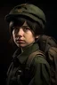 Placeholder: portrait dora wit a millitary backpack