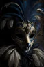 Placeholder: A mysterious portrait of a masked figure attending a Venetian masquerade ball, their enigmatic expression hidden behind an ornate, feathered mask.