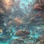 Placeholder: underwater ocean scene, bizarre sea creatures, beams of light streaming through, background of colorful reefs, a highly detailed illustration, realistic render, 8 k, micro detail, intricate, elegant, centered, digital painting, smooth, sharp focus, illustration, artgerm, tomasz alen kopera, peter mohrbacher, donato giancola, joseph christian leyendecker, wlop, boris vallejo