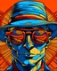 Placeholder: Hatman Art illustration sunglasses