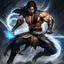 Placeholder: Fhoto full body, reality, Raw, Liu kang, super magic storm, mortal combat, sword, sexy killer, power of dragon, digital art, intricate details, powerful composition, captivating, , trending on artstation, sharp focus, studio photo, intricate details, highly detailed, by addiedigi