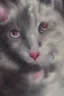 Placeholder: painting of a happy cat