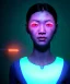 Placeholder: Ultra realistic photographic night portrait, cinematic, <Asian woman> many wires coming out of the head <perfect pupil><glow eye> <cyborg arm> <garage> <wide angle><x-rays> <retro futuristic> <thriller>, neon lights, color fog, soft color, highly detailed, unreal engine 5, ray tracing, RTX, lumen lighting, ultra detail, volumetric lighting, high definition.