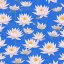 Placeholder: highly detailed painting of Blue Lotus Lily (nymphaea caerulea), seamless pattern, Abstract Expressionism