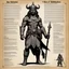 Placeholder: character concept sheet with AD&D statistics and characteristics, [high res photo by Ray Harryhausen for Mahābhārata module B3] a character of Pāṇḍavas class of King: Yudhishthira — Son of Dharma (Yama), the God of Righteousness Epithets: Dharmarāja, Ajātaśatru (“he who has no enemies”) Qualities: Embodiment of truth, justice, and moral integrity. Always acts according to dharma (righteous duty), even when it brings him suffering. Known for his wisdom, calmness, and self-control. Weakness: exces