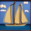 Placeholder: portrait of a Sail Ship El Bosco style