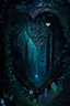 Placeholder: dark fantasy, intricate cover, a whimsical fairytale, heart made of glass with dark forest inside