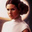 Placeholder: wide angle stunning photo realistic portrait of carrie fisher as Princess Leia in star wars with photo realistic fine and very simple hairstyle, brown eyes, eos5d mark 4, ef 85mm 5.6, professional majestic photo realistic painting by Ed Blinkey, Atey Ghailan, by Jeremy Mann, Greg Manchess, Antonio Moro, trending on ArtStation, Intricate, High Detail, Sharp focus, dramatic, by greg rutkowski, realism, beautiful and detailed lighting,