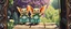 Placeholder: transcendent sacred geometry embroidered patterns, three totally symmetric fluffy angel gremlin slug nice cheerleader singing on old wooden carved bridge in garden , full body portrait T-pose strong aura, oil painting and air brush, in swing