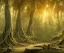 Placeholder: gaea, treepunk, volumetric pastel orange and red glowing forest environment and background, epic color pencil painting of abstract art plant camps, intricate flora, ancient willow tree, twisted wood, lush, ancient roots, organic, psilo mushrooms, stacks of wood, ancient vines, leaves, ambient occlusion, 16k, rocks, uhd, realistic shaded volumetric lighting, ancient wood, sunlight caustics, volumetric clouds, pigmented colors, redshift 3 engine render, concept art and visualization by sam curry