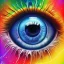 Placeholder: melted crayon drawing of rainbow eye with jewel as iris, 8k resolution, high-quality, fine-detail, muted colors,intricate, digital art, detailed matte, volumetric lighting, illustration, octane render