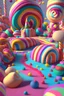 Placeholder: candy land, colorful, render in 3d realism, full details 8k.