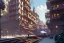 Placeholder: Close Train head+Elevated Train pass+trains+ corner building on sea+riomaggiore+genoa street+turin+Italian medieval town+Italian city+alphonse mucha, greg rutkowski,matte painting, cryengine, hyper detailed, felix kelly, fantasy art, seb mckinnon