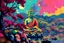 Placeholder: pop art pixels 1000 images budha in the style of monet