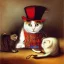 Placeholder: Cat Rembrandt mousetrap