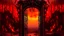 Placeholder: A gate to hell, high detailed, real photo