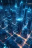 Placeholder: AI future city from above