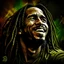 Placeholder: Create digital art inspired by Bob Marley's life, music, and quotes