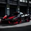 Placeholder: black and neon red very modern car that looks similar to the ferrari fxx-k