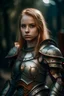 Placeholder: Girl with tank like armor in a fantasy world