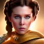 Placeholder: photorealistic princess leia in star wars ,braided hair, illustration on coarse canvas by Walt Disney , ornate and intricate details