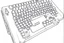 Placeholder: keyboard coloring page