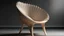 Placeholder: Modern and simple seashell chair