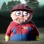 Placeholder: Eric Cartman toddler, full body, dramatic lighting, hyper realistic