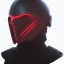 Placeholder: Futuristic helmet, style Kylo Ren