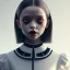 Placeholder: Jenna ortega as Wednesday addams,Short-Sleeve Peter Pan Collar Dress,vampy lipstick, hyper detail, octane render, unreal engine 5, photorealistic, 8k resulation