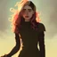 Placeholder: Highly detailed portrait of emilia clarke cyberpunk young lady with, freckles and wavy hair by Atey Ghailan, by Loish, by Bryan Lee O'Malley, by Cliff Chiang, by Greg Rutkowski, inspired by image comics, inspired by graphic novel cover art, inspired by nier!! wooden farm color scheme ((farm background)), trending on artstation